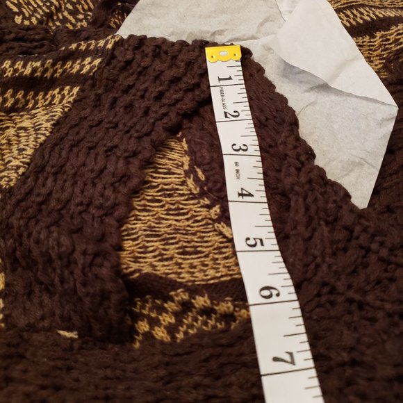 Vertigo Allover Print Fringe Kimono Cardigan NWT - Picture 15 of 16